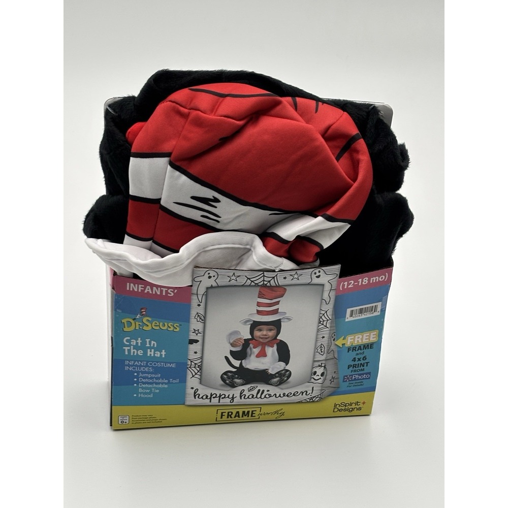 Dr Seuss Cat In The Hat Infant Costume 12-18 Months